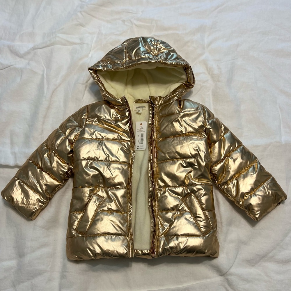 Gymboree Metallic Puff Coat
